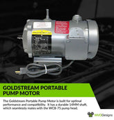 12GPM Portable Pump Motor - 1725RPM