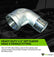 1/2" NPT Street Elbow 316SS