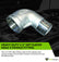 1/2" NPT Street Elbow 316SS