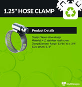 1.25" Hose Clamp
