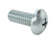 Zinc-Pltd Stl Pan Head Phillips Machine Screw 8-32 Thread, 7/16" Length