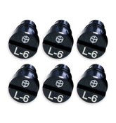 SET (6) Pins "L" Body - 6mm