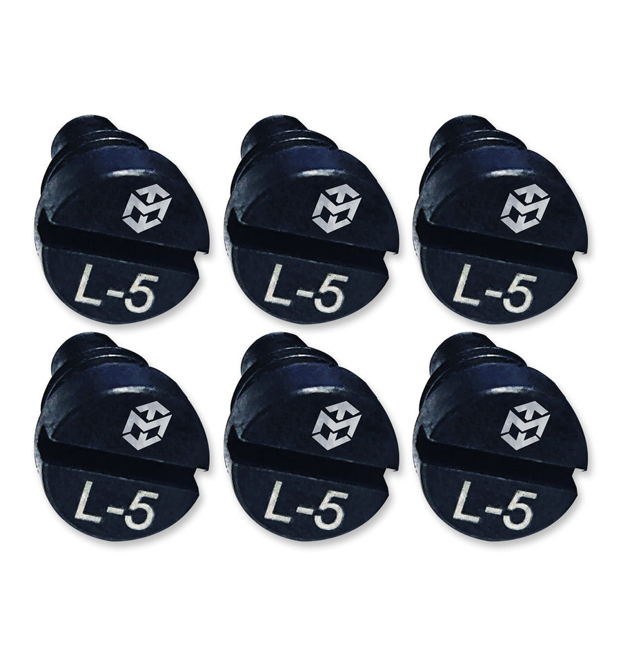 SET (6) Pins "L" Body - 5mm