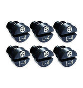 SET (6) Pins "L" Body - 4mm