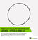 Centrifuge Lid Seal - Viton O-Ring 12"