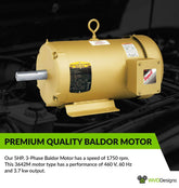 Baldor 5HP 3 Phase 1750RPM IEC