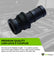 Cam Lock E Coupler - 1"