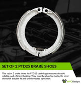 PTD25 Brake Shoe Set (2pc)
