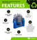 Perforated Basket Centrifuge 50KG Capacity