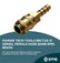 Rectus 21 series, female hose barb 9mm, brass