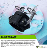 Cam Lock DC Dust Cap - 1-1/4"