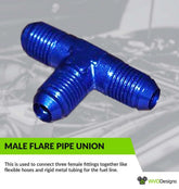Aluminum Hose Fitting #6 JIC T