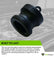 Cam Lock DP Dust Plug - 1-1/4"