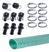 Raw Power Oil Transfer Pump - 1.25" Hose Kit