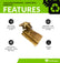 GS18 Gear Pumphead - 18gpm with baseplate