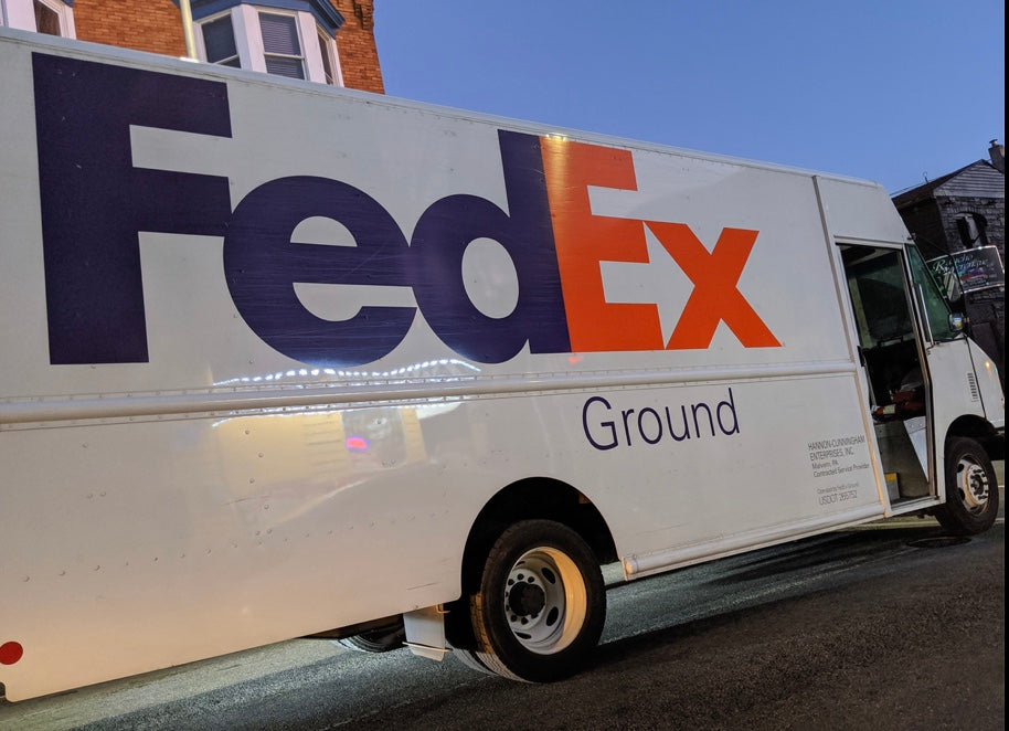 FedEx delivery truck