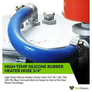 High-Temp Silicone Rubber Heater Hose 3/4" ID