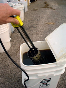 WVO Bucket Heater