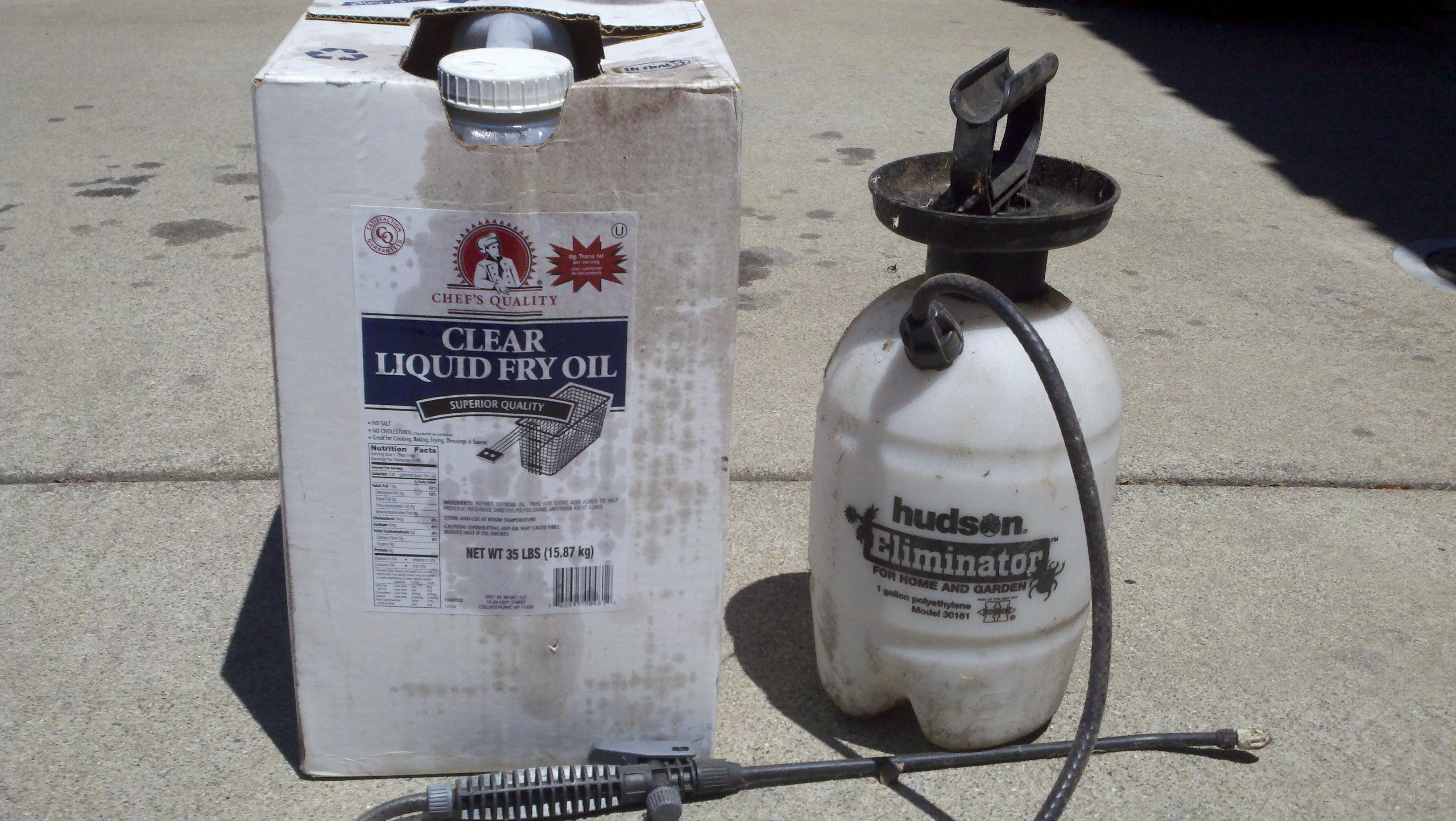 WVO - an Organic Weed Killer