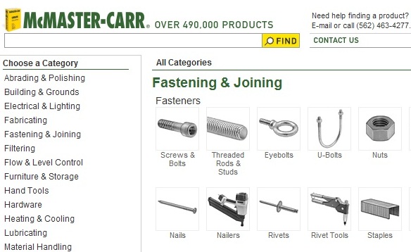 Mcmaster-Carr, the Parts Paradise