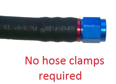 no hose clamps required pushlock