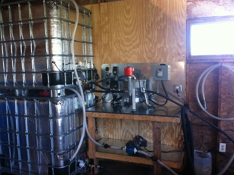 WVO Centrifuge Tote Setup 4