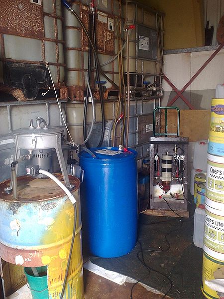 WVO Centrifuge Tote Setup 5